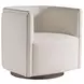 Ingrid Ivory Upholstered Swivel Chair
