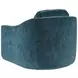 Liz Aqua Upholstered Swivel Chair