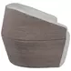 Natalie Ivory Upholstered Woven Swivel Chair