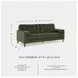 Reveon Lakes Green 87" Sofa