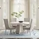 Solace Cosette Eggshell Extendable Round Dining Table