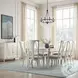 Solace Lilia Eggshell Leg Extendable Dining Room Set