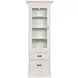 Structures White 1 Door Display Cabinet with Storage