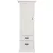 Structures White 1 Door Display Cabinet with Storage