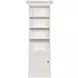 Structures White Display Bookcase with 4 Shelves