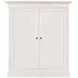 Structures White 2 Door Double Display Cabinet