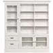 Structures White 81"  Triple Multi Use Storage Unit with 3 Doors