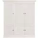 Structures White 81" Display Cabinet with 6 Doors