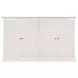 Structures Quad White 106" Display Cabinet with 4 Doors
