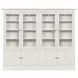Structures Quad White 8 Door Display Cabinet