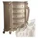 Picardy Antique Pearl 5 Drawer Chest