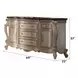 Picardy Antique Pearl and Cherry Oak 5 Drawer Dresser