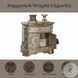 Northville Antique Silver 1 Drawer Nightstand