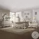 Ragenardus Antique White King Upholstered Panel Bed