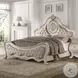 Ragenardus Synthetic Leather and Vintage Oak Upholstered Panel Bedroom Set