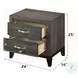 Valdemar Weathered Gray Nightstand