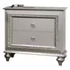 Kaitlyn Gray and Champagne Upholstered Storage Panel Bedroom Set with LED