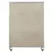 Kaitlyn Gray and Champagne Upholstered Storage Panel Bedroom Set with LED