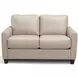 Millbrook Taupe Plain Leather Living Room Set