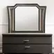 Kaitlyn Metallic Gray Arched Dresser Mirror with LED