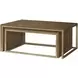 Flashback Rusty Brown Rectangular Nesting Cocktail Table