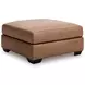 Whitlock Caramel Oversized Accent Ottoman
