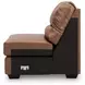 Whitlock Caramel 3 Piece Modular RAF Sectional