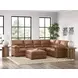 Whitlock Caramel 3 Piece Modular LAF Sectional