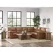 Whitlock Caramel 3 Piece Modular LAF Sectional