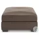 Whitlock Umber Oversized Accent Ottoman