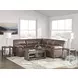 Whitlock Umber 2 Piece Modular LAF Sectional
