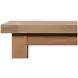 Bauhaus Beige 110" Rectangular Extendable Dining Table