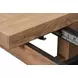 Bauhaus Beige 110" Rectangular Extendable Dining Table