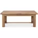 Bauhaus Beige 110" Rectangular Extendable Dining Table