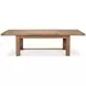 Bauhaus Beige 110" Rectangular Extendable Dining Table