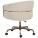Olma Meg Taupe and Santa Cruz Oatmeal Upholstered Office Chair