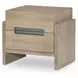 District Weathered Oak 2 Drawer Nightstand with USB Charging