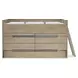 District Weathered Oak Twin Captains Storage Bed