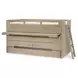 District Weathered Oak Twin Captains Storage Bed