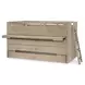 District Weathered Oak Twin Captains Storage Bed