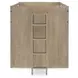 District Weathered Oak Twin Captains Storage Bed