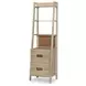 District Weathered Oak 4 Drawer Bookcase