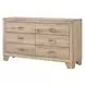 Miquell Natural 6 Drawer Dresser