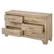 Miquell Natural 6 Drawer Dresser