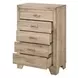 Miquell Natural 5 Drawer Chest