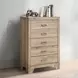 Miquell Natural 5 Drawer Chest
