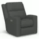 Score Gray Zero Gravity Power Recliner with Power Lumbar and USB Charging