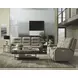 Arlo Gray 76" Power Reclining Loveseat with Console and USB Charging