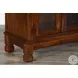 Maple Haze Dark Brown Wood 4 Glass Door 42" Bookcase