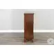 Maple Haze Dark Brown Wood 4 Glass Door 42" Bookcase